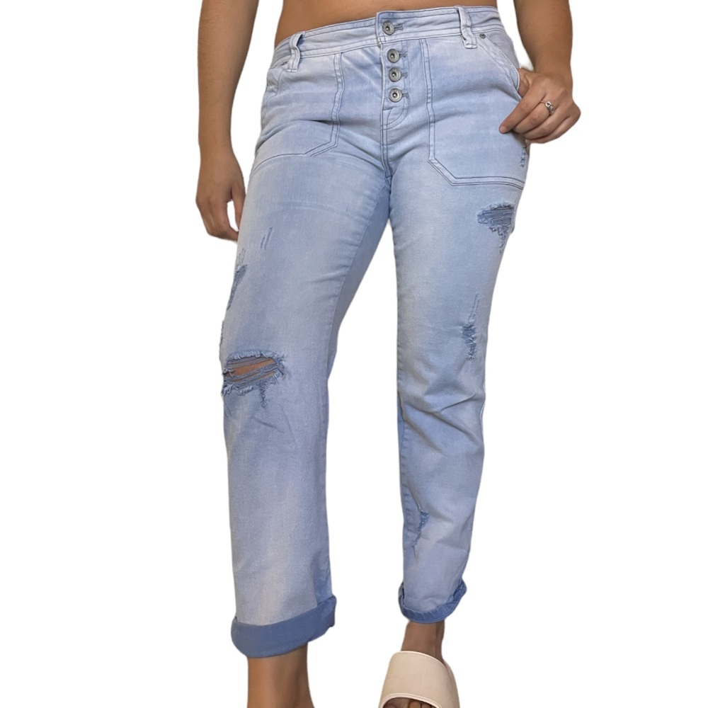Free People Low Rise Ankle Jeans